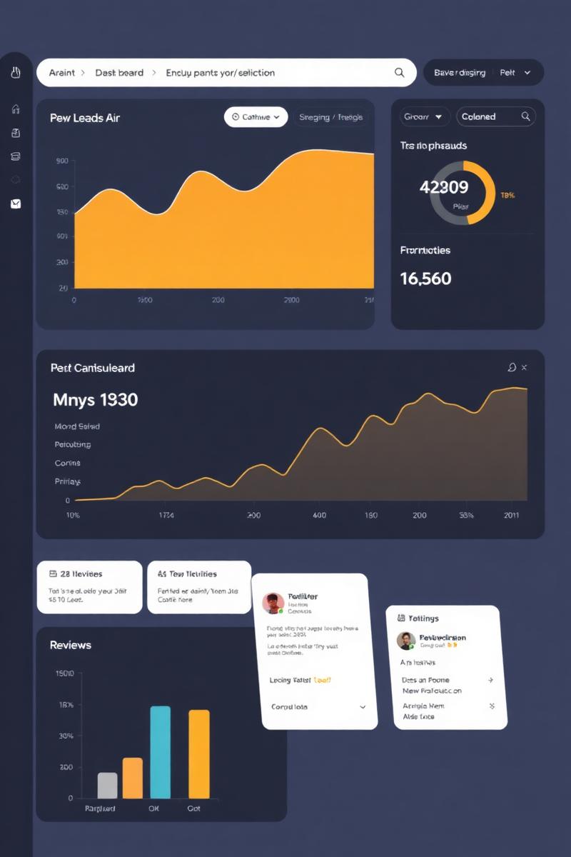 Painting marketing dashboard
