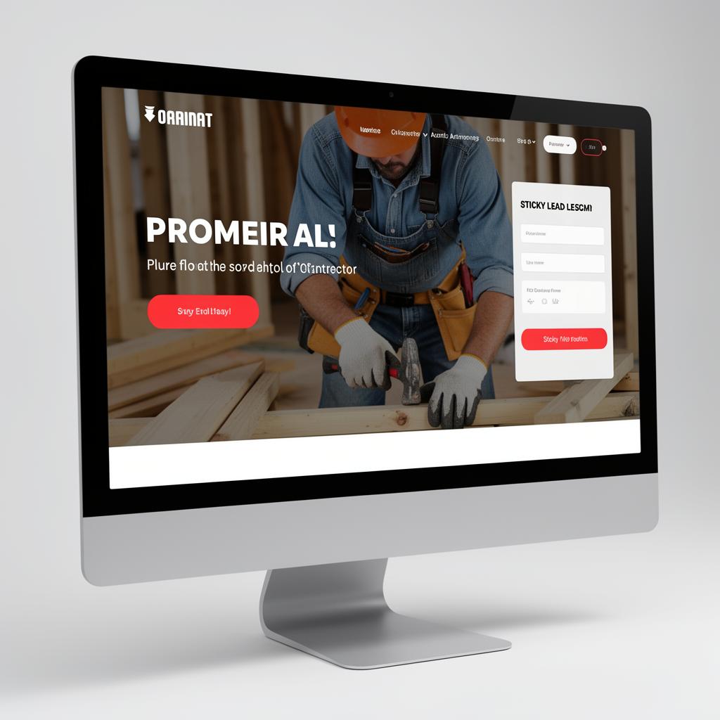 Web design Raleigh custom homepage hero mockup